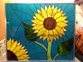 Stained Glass Sunflower